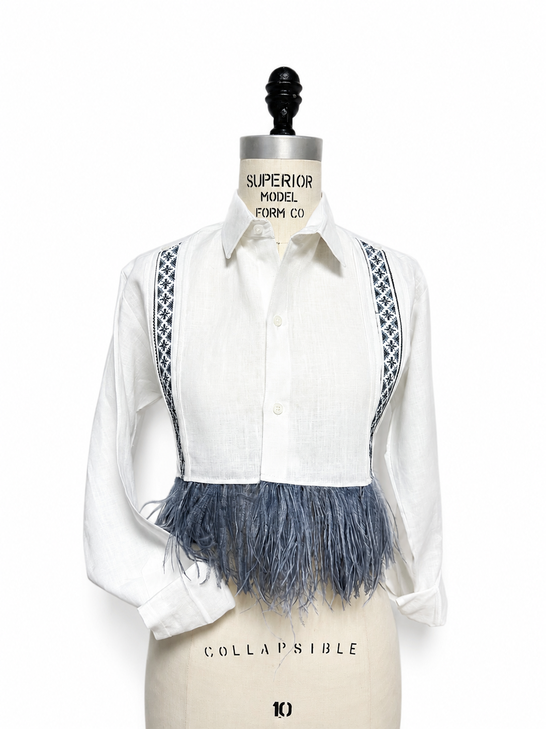Isleña Feathered Guayabera