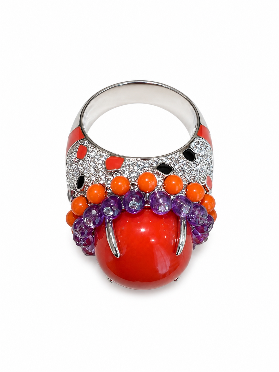 Coral Night Ring