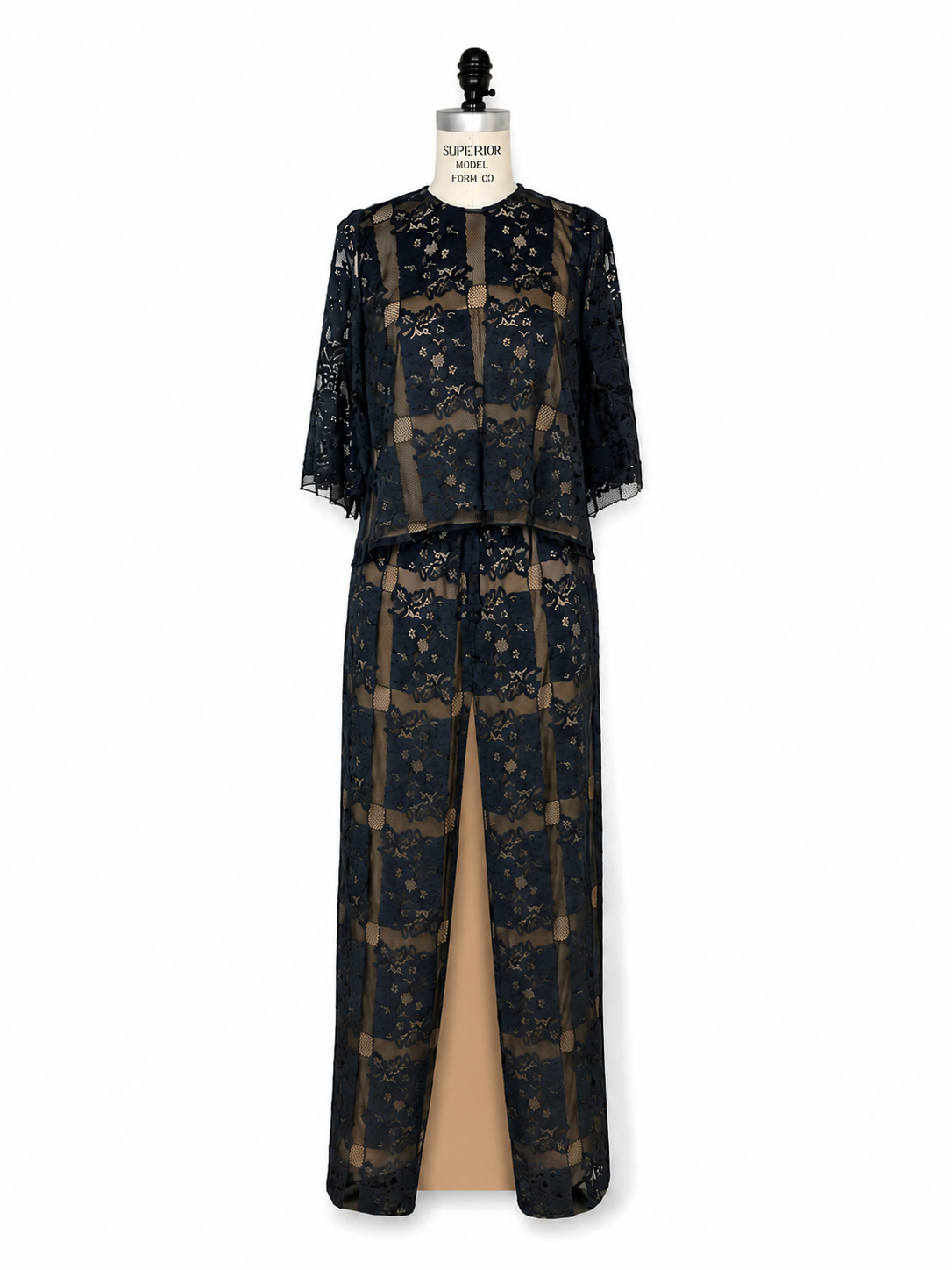 Black French lace Set