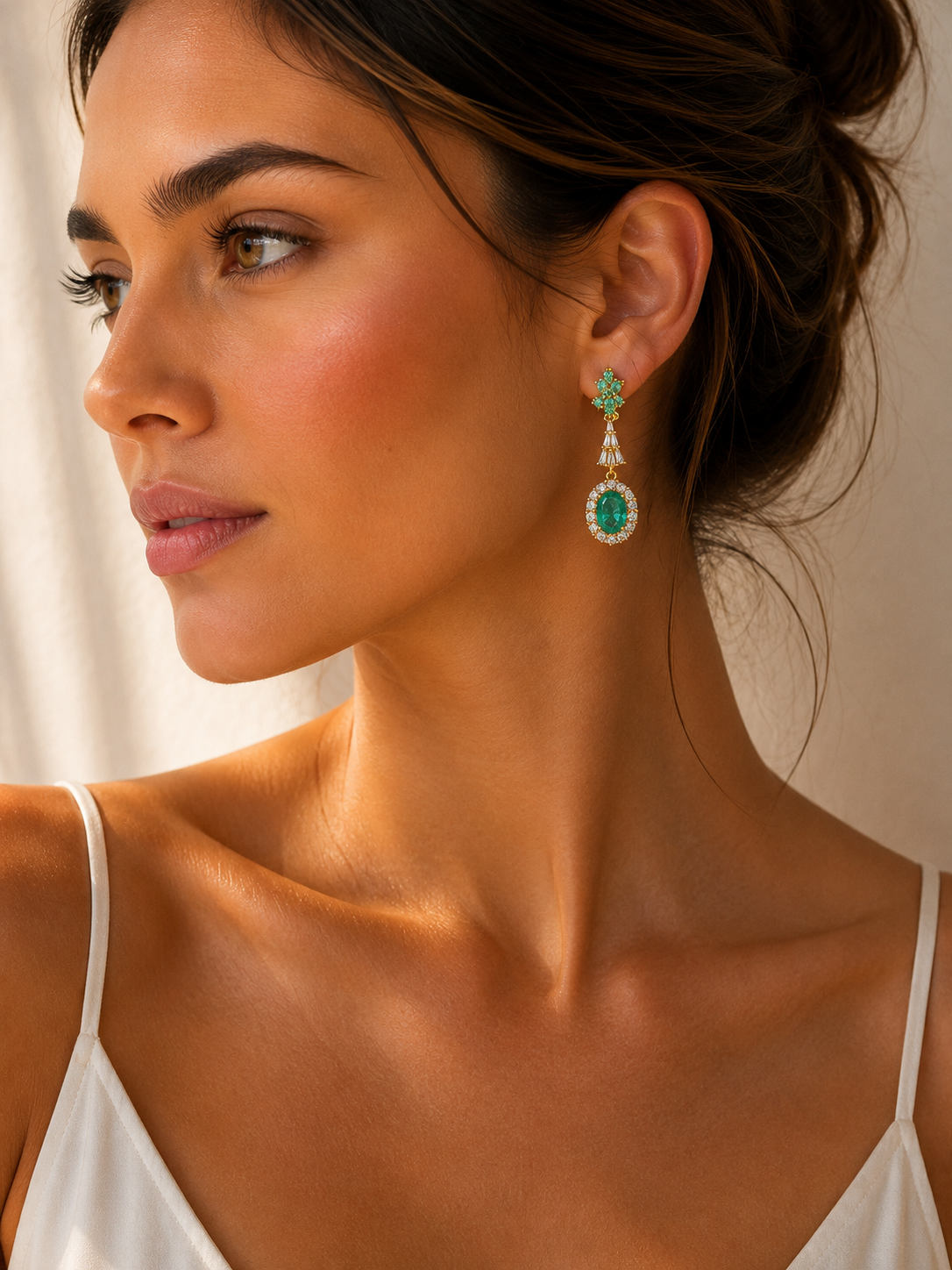 Emerald Grace Earring