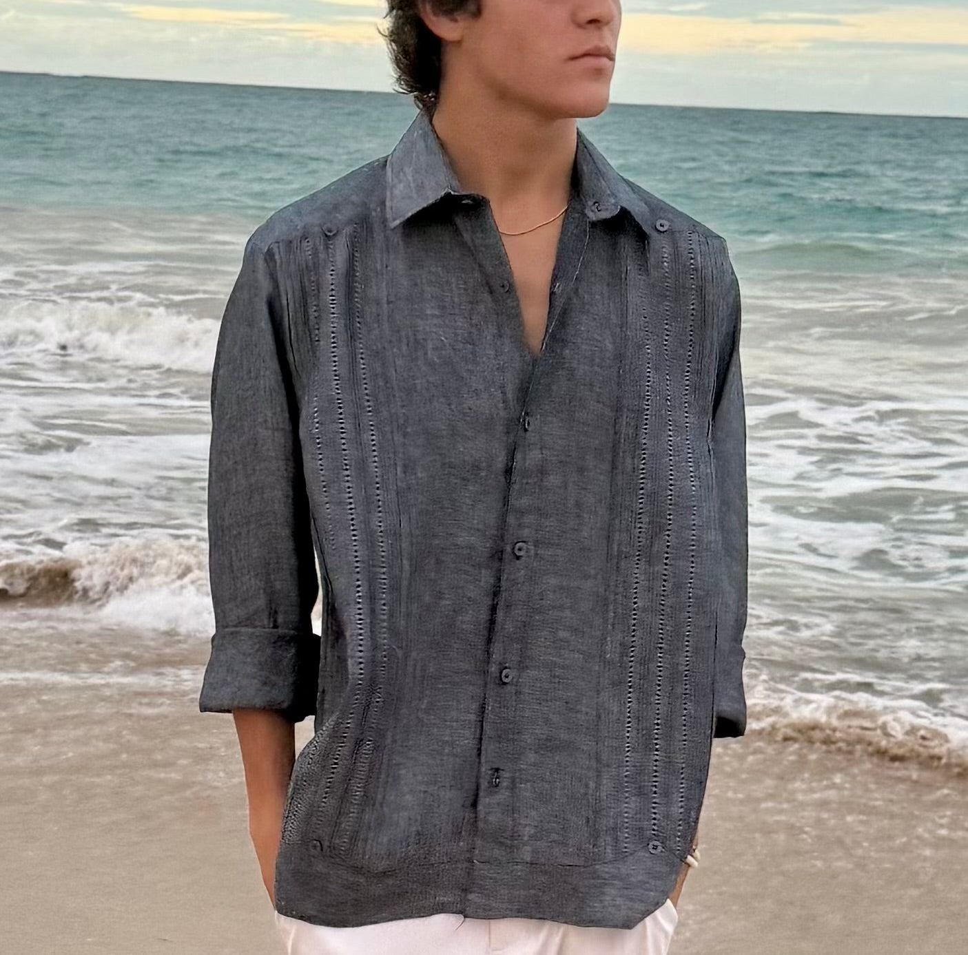 Ramón Long Sleeve Guayabera