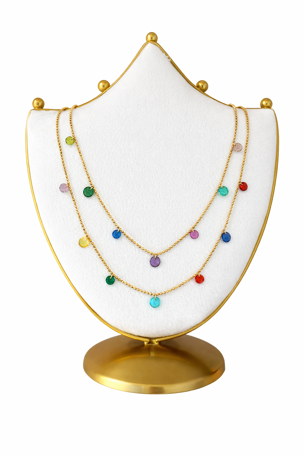 Crystal Layers Necklace