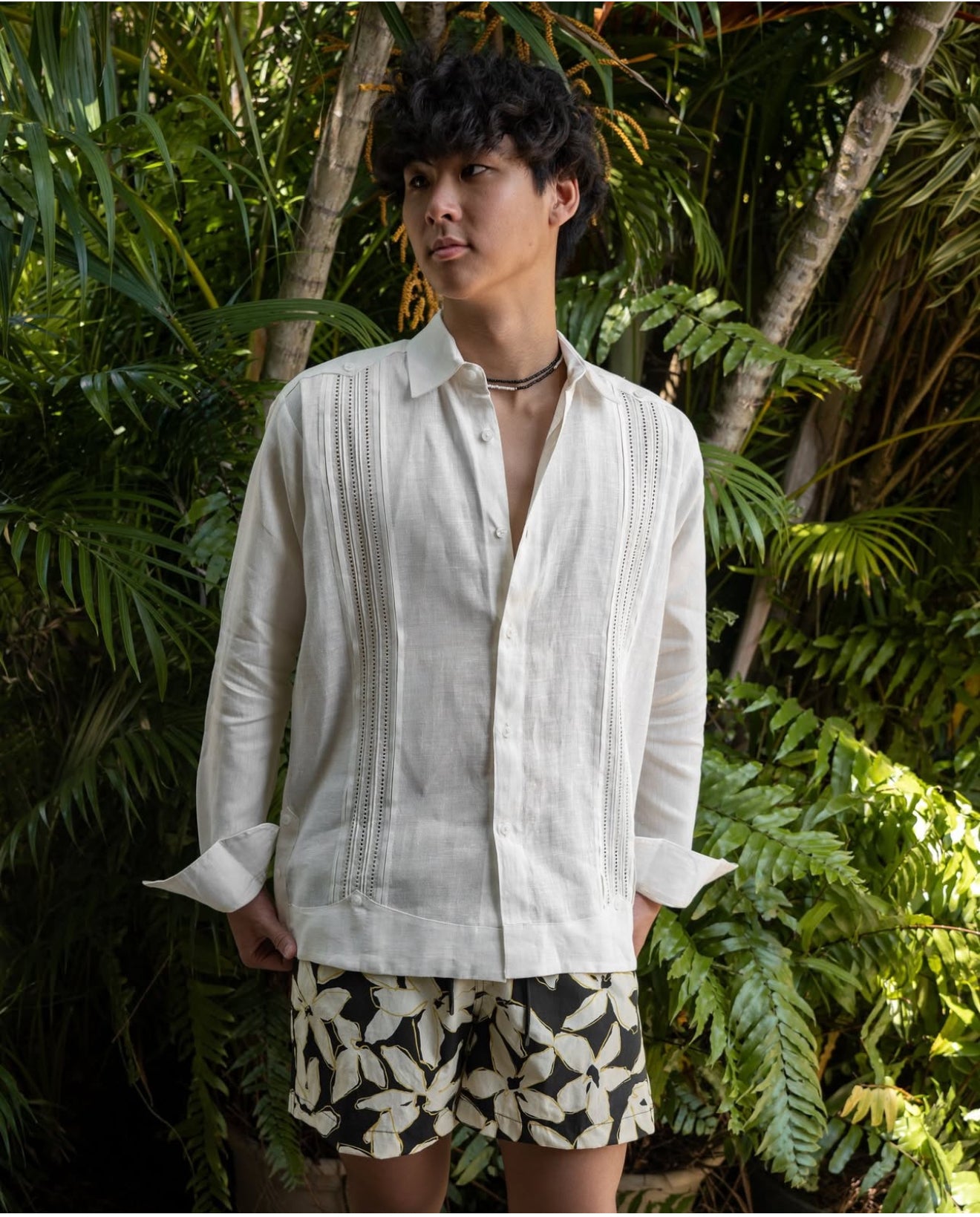 Pitorro de Coco Guayabera Shirt