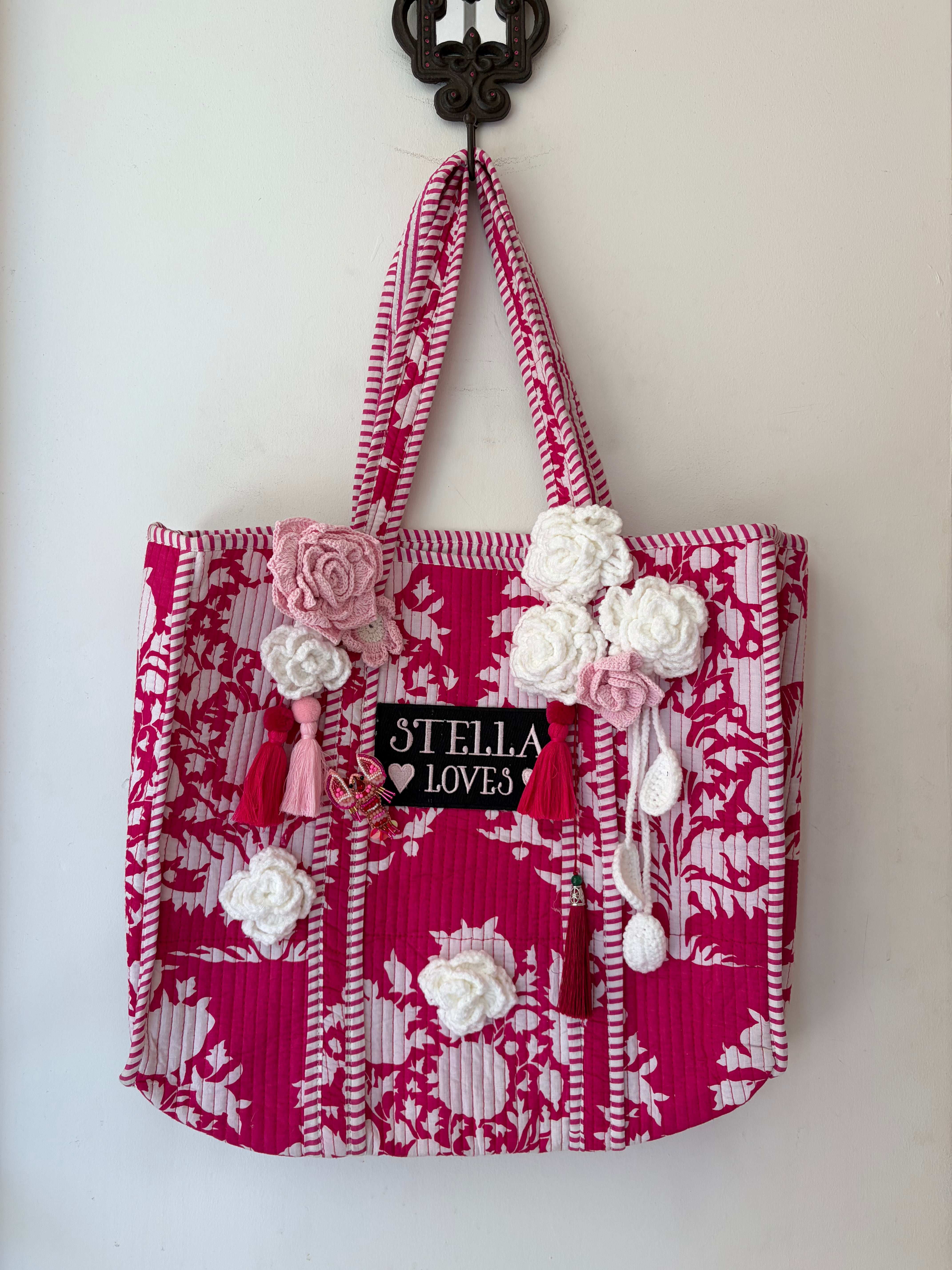 Fuchsia Bloom Tote Bag