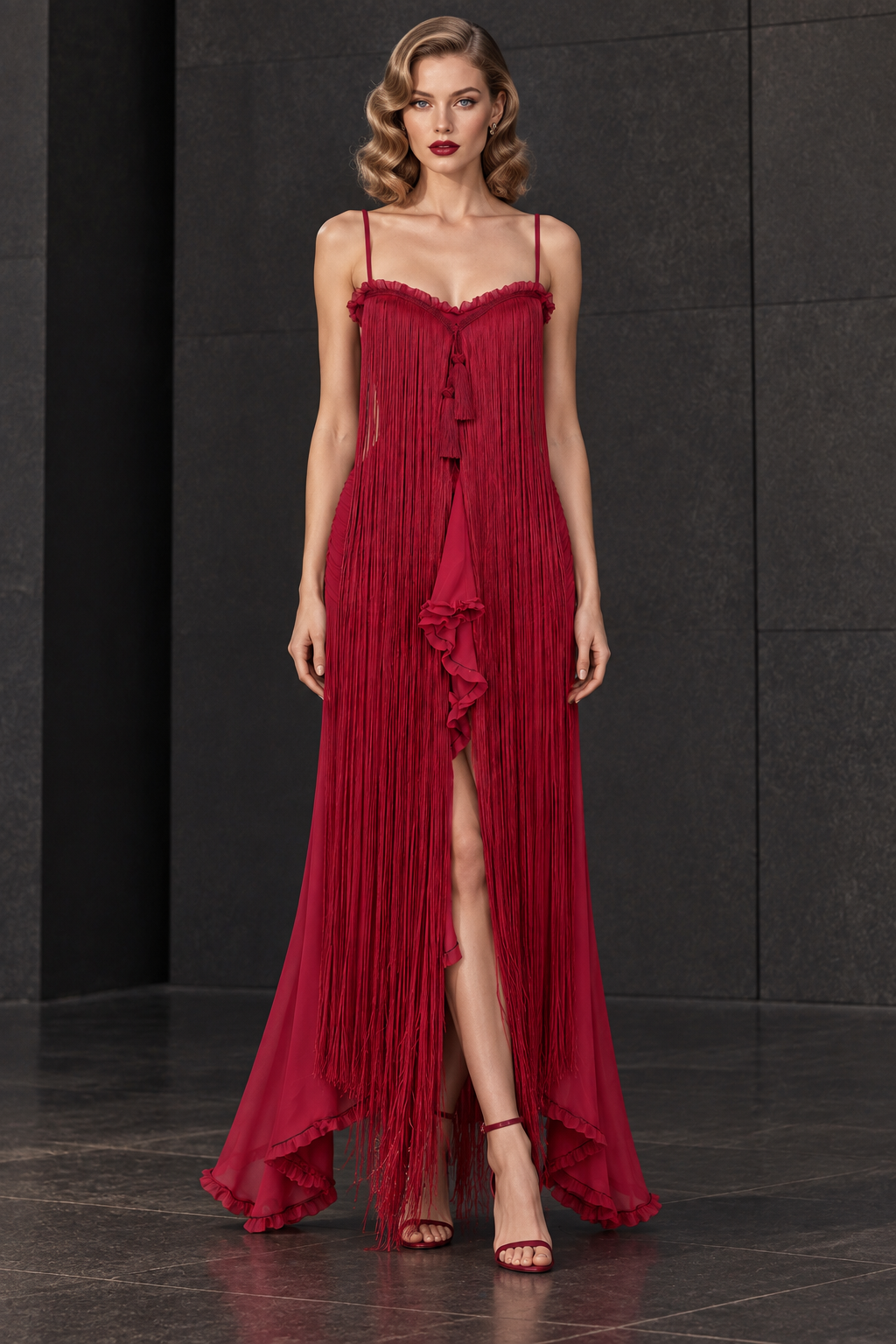 Isadora Fringe Dress