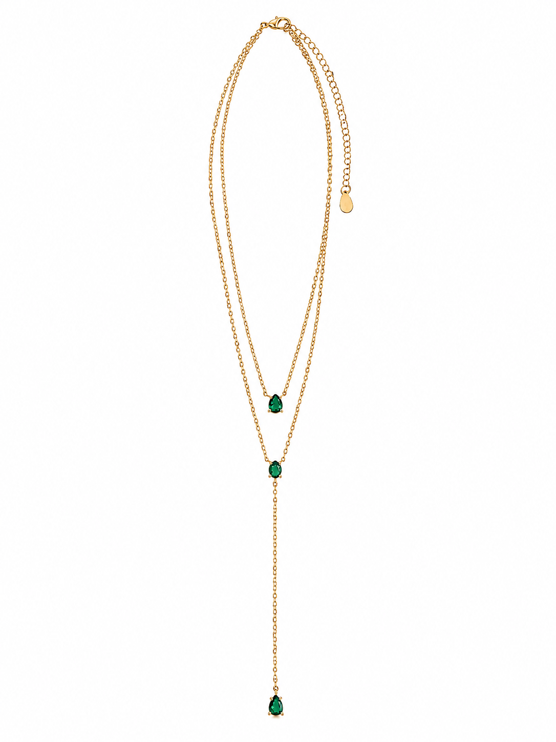 Emerald Drop Necklace