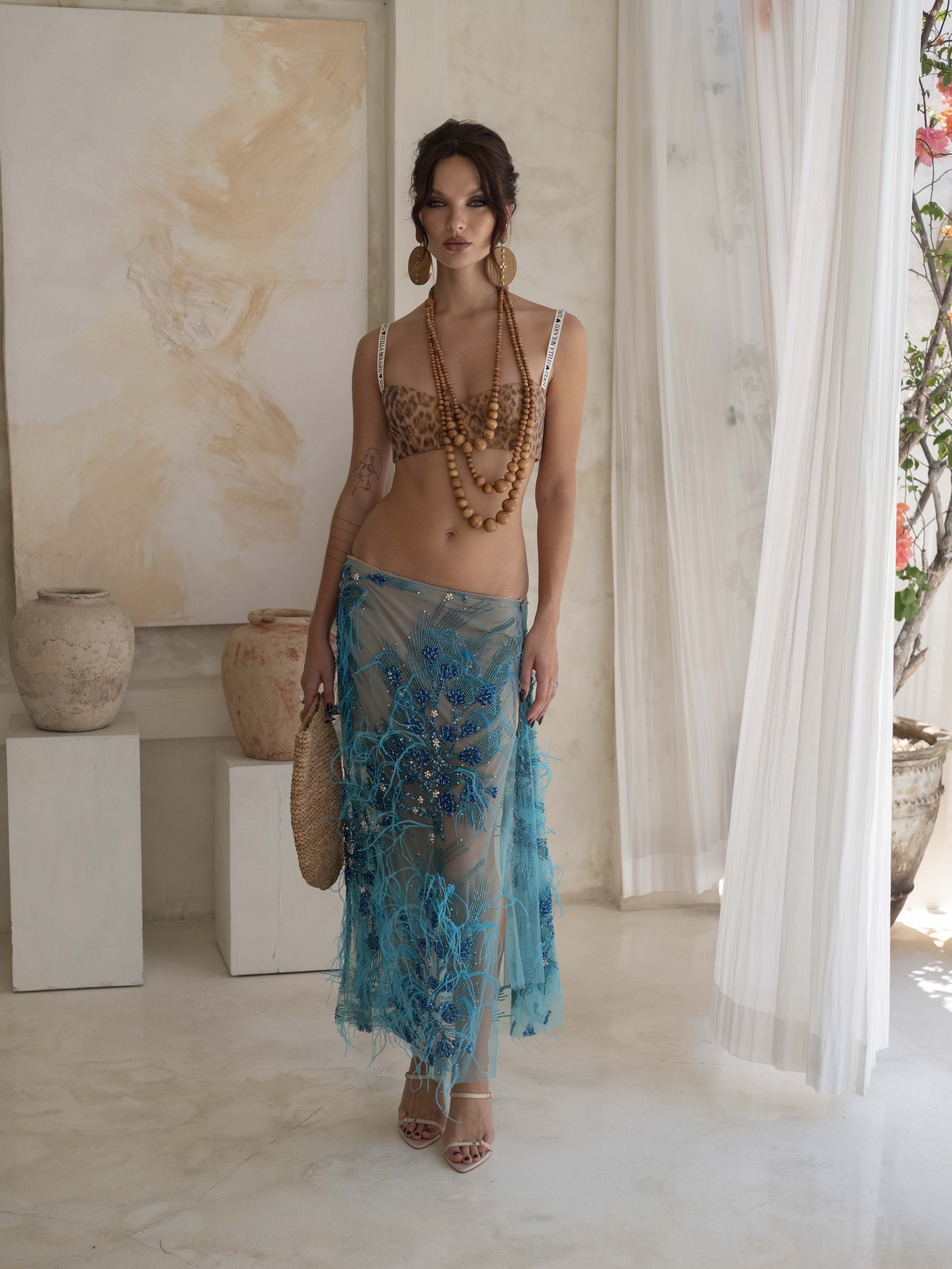 Agua Marina Glam Skirt