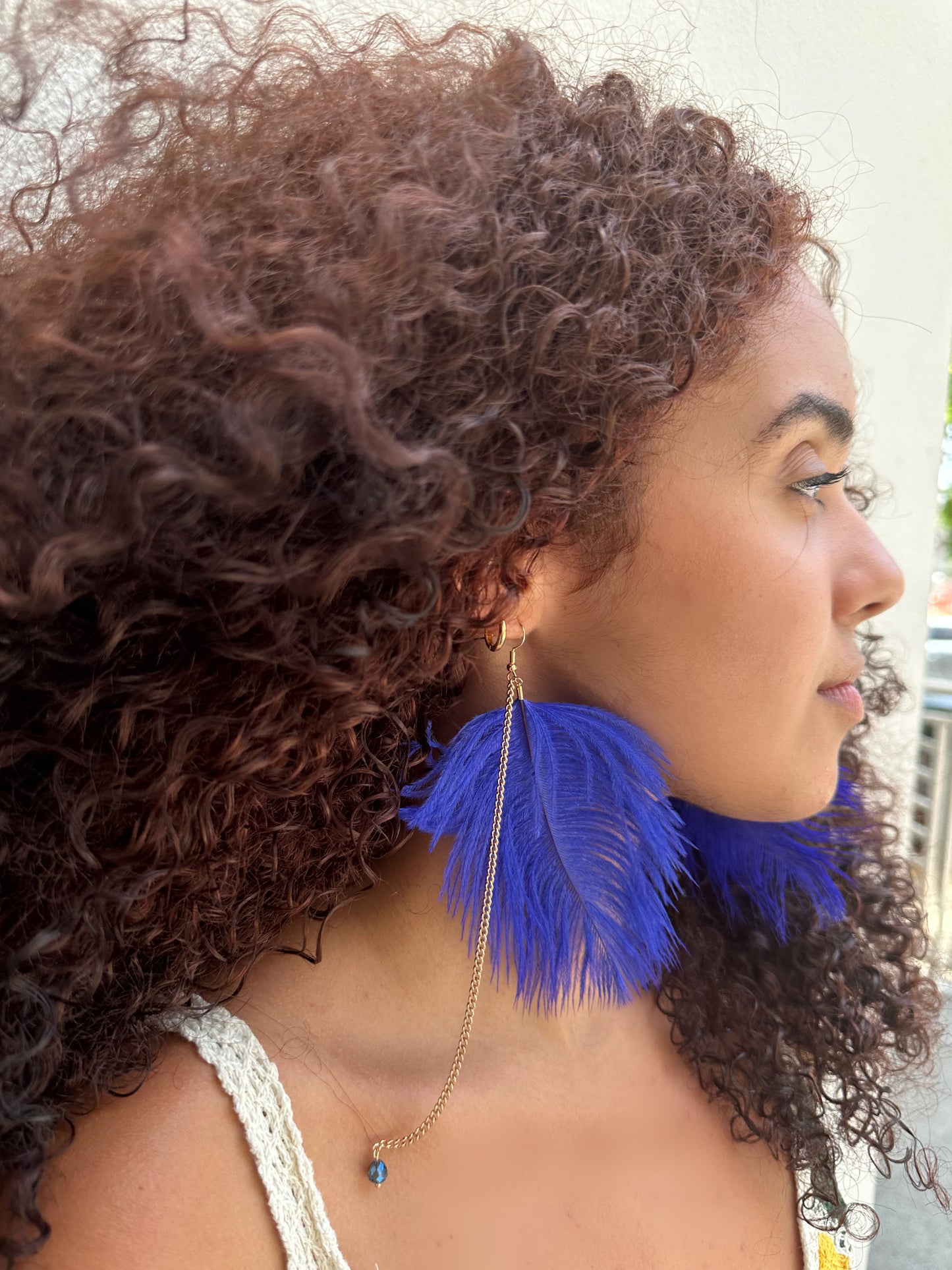 Single Feather Earrings