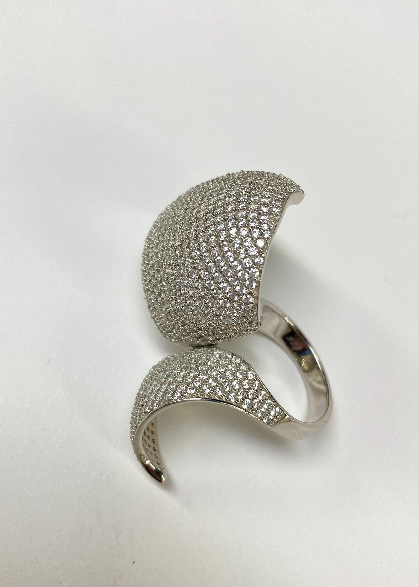 Knuckle Curves Ring - Silver