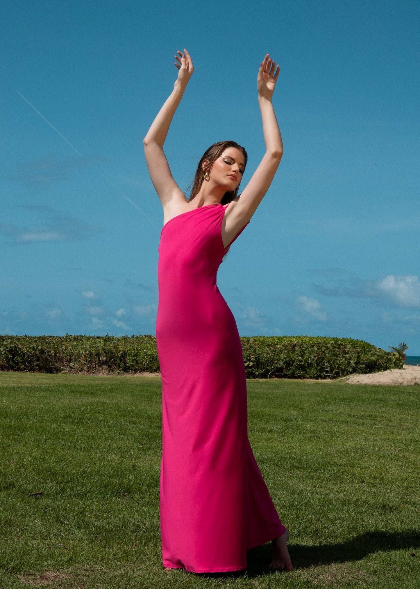 Criss Cross Maxi Dress - Sunshine Yellow