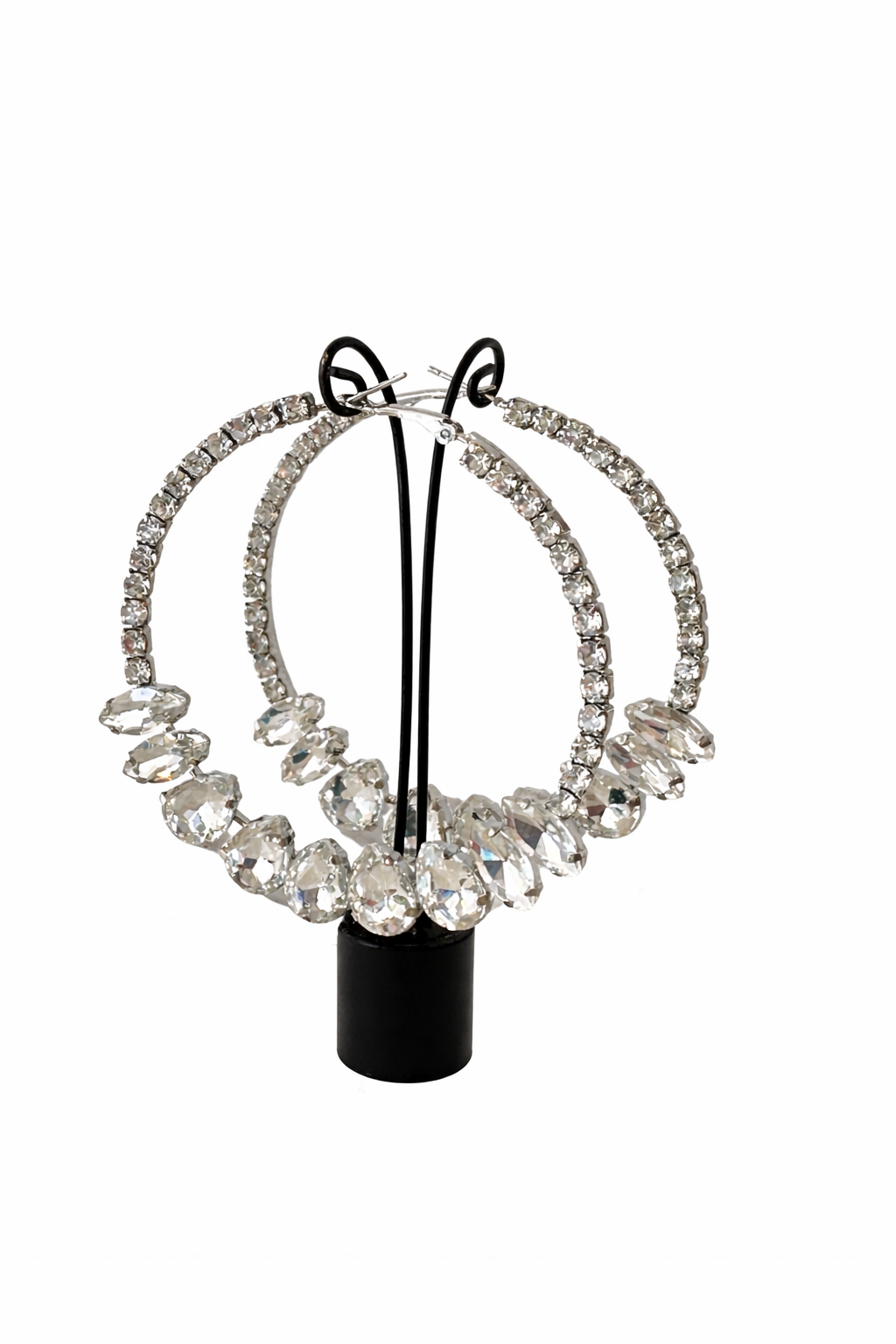 Crystal Glow Hoops