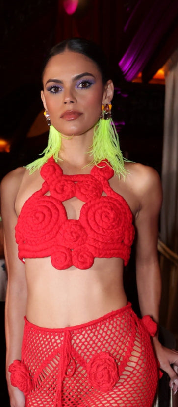 Leia Top- Red