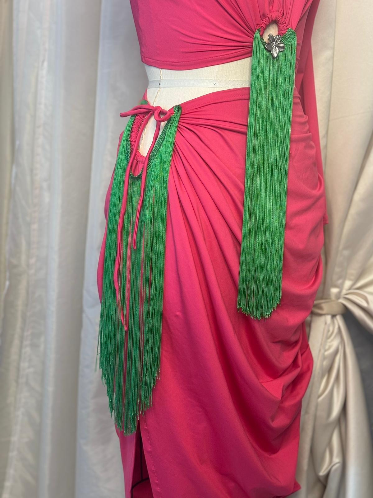 Rosa Flamboyan-skirt