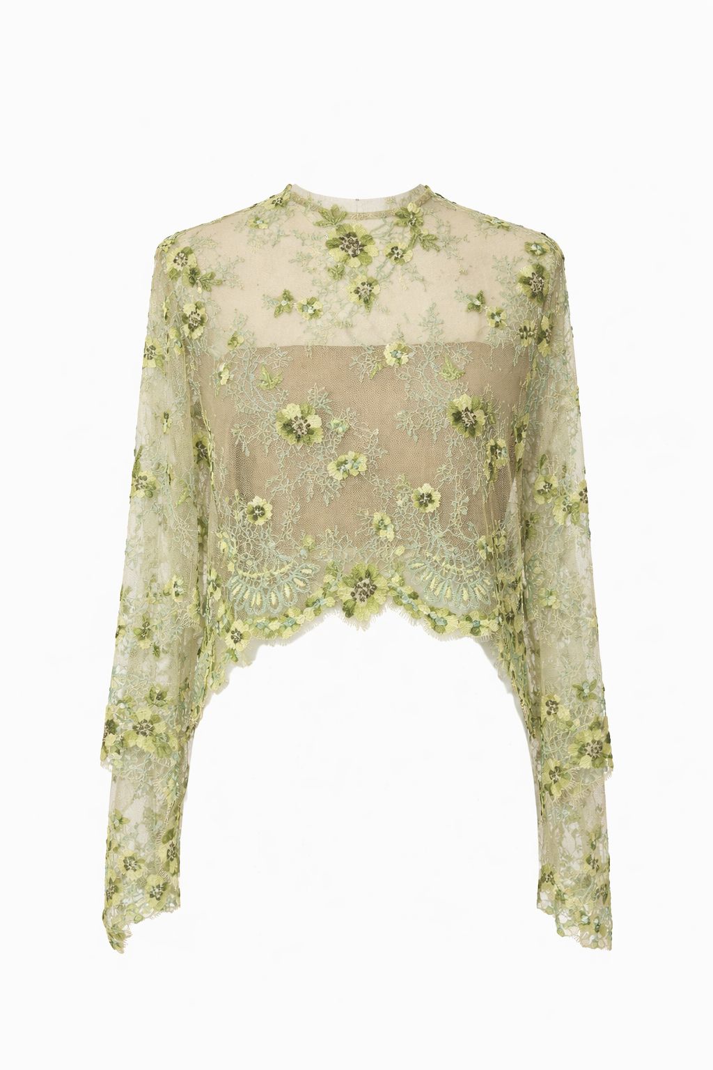Lime Bloom Top