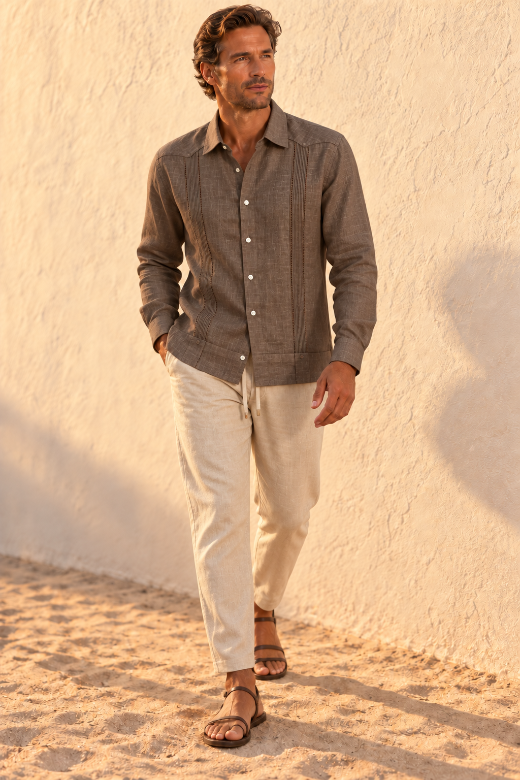El Morro Long Sleeve Guayabera