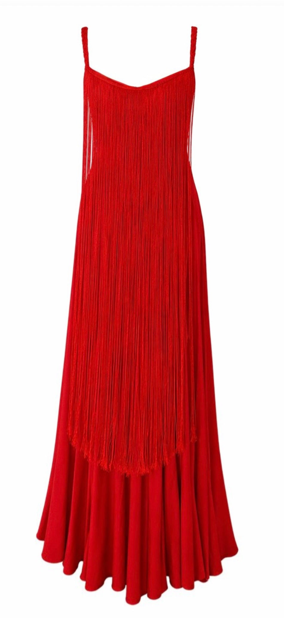 Red Obsession Fringe Dress