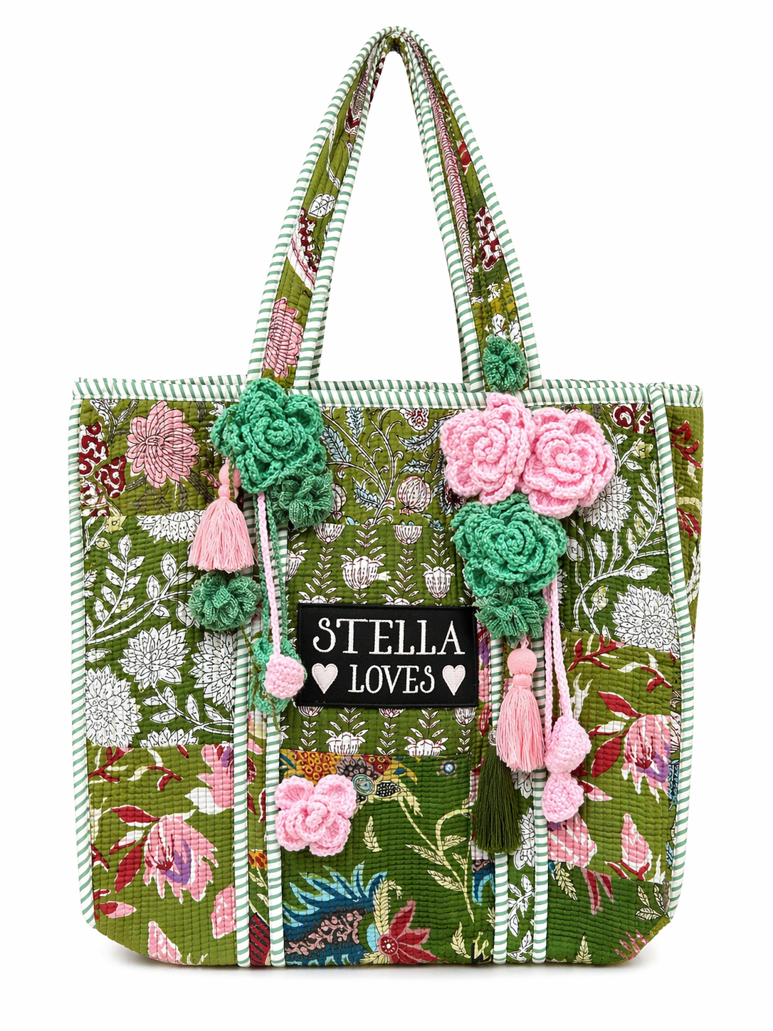 Floral Breeze Tote Bag