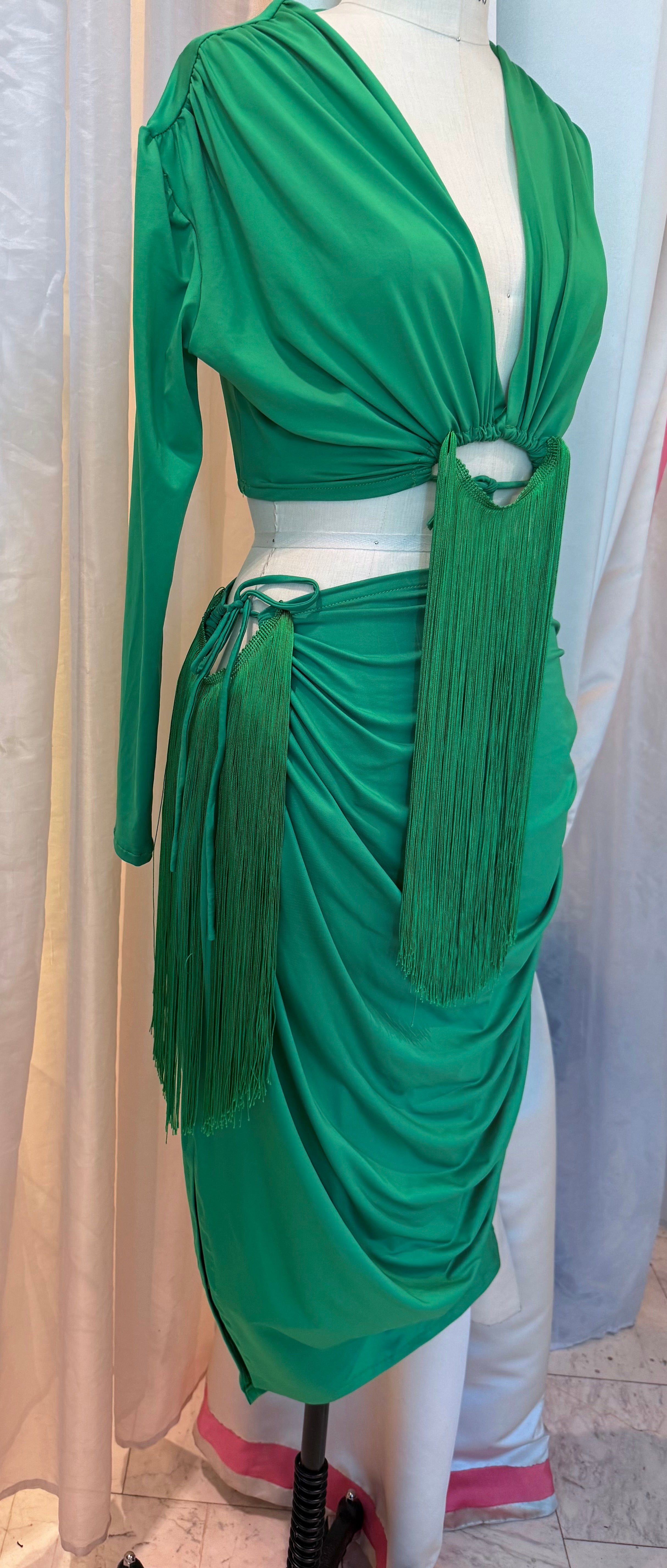 Verde Quenepa- skirt