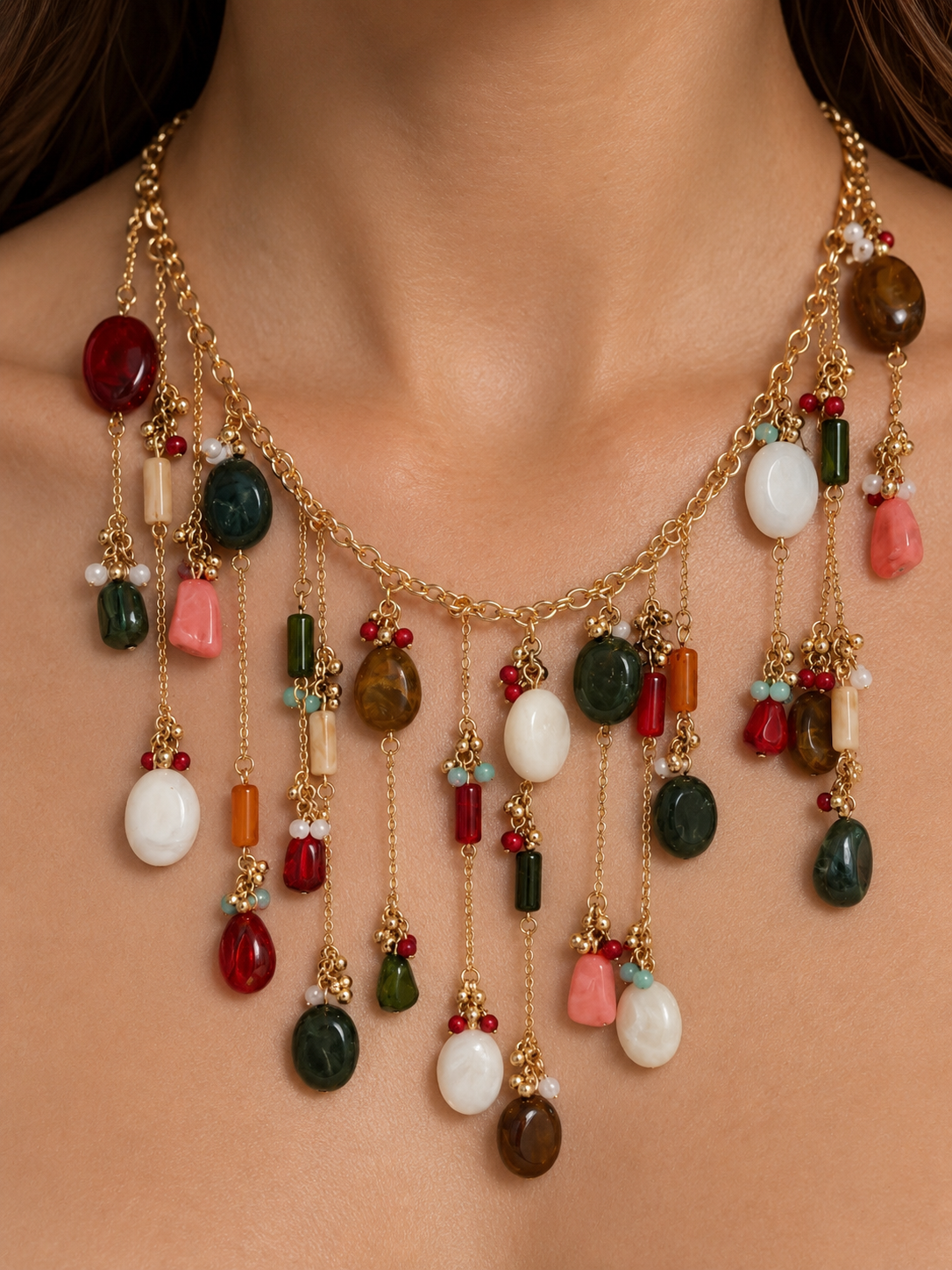 River Stone Necklace