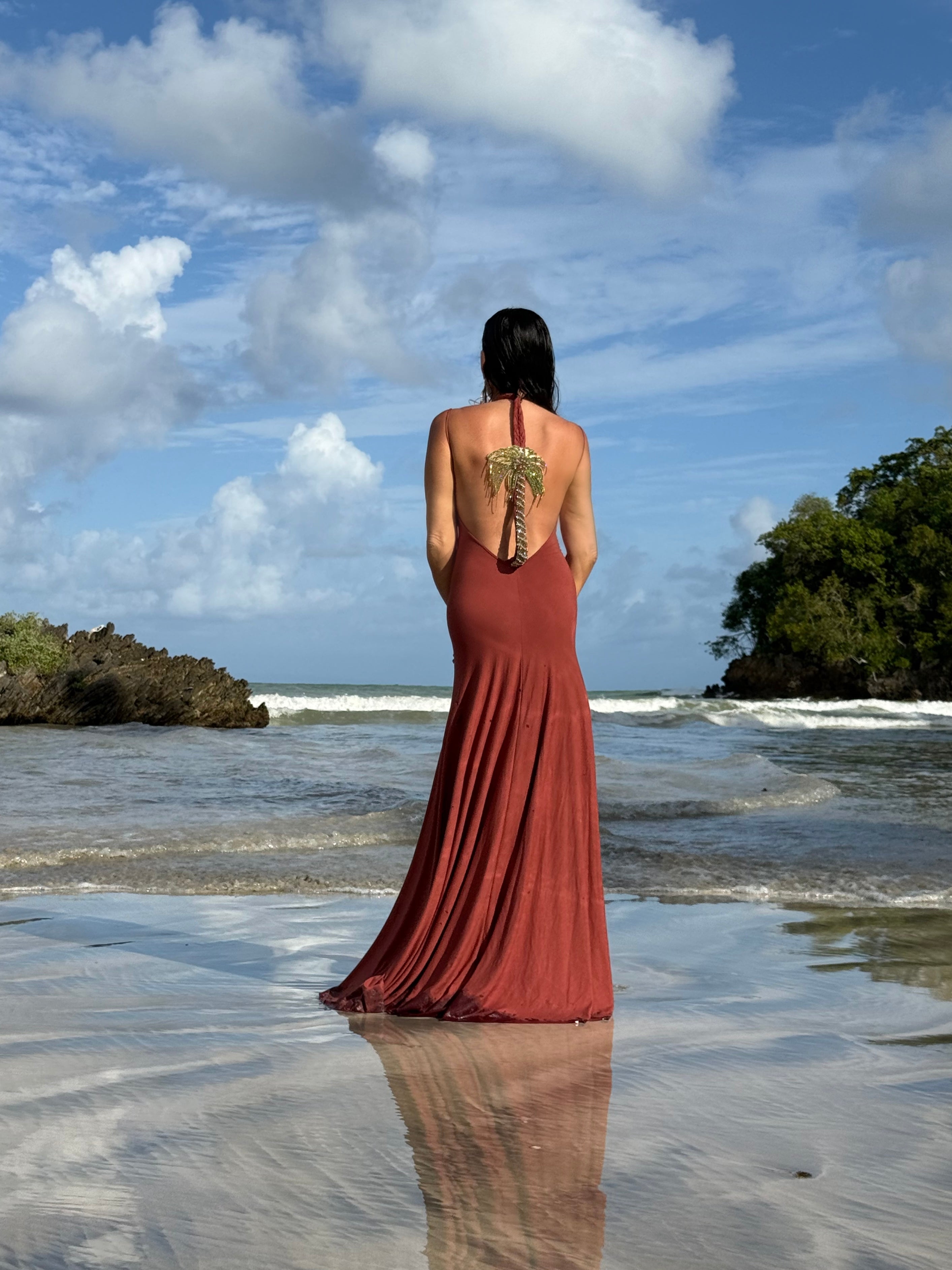 Stella Palm Dress