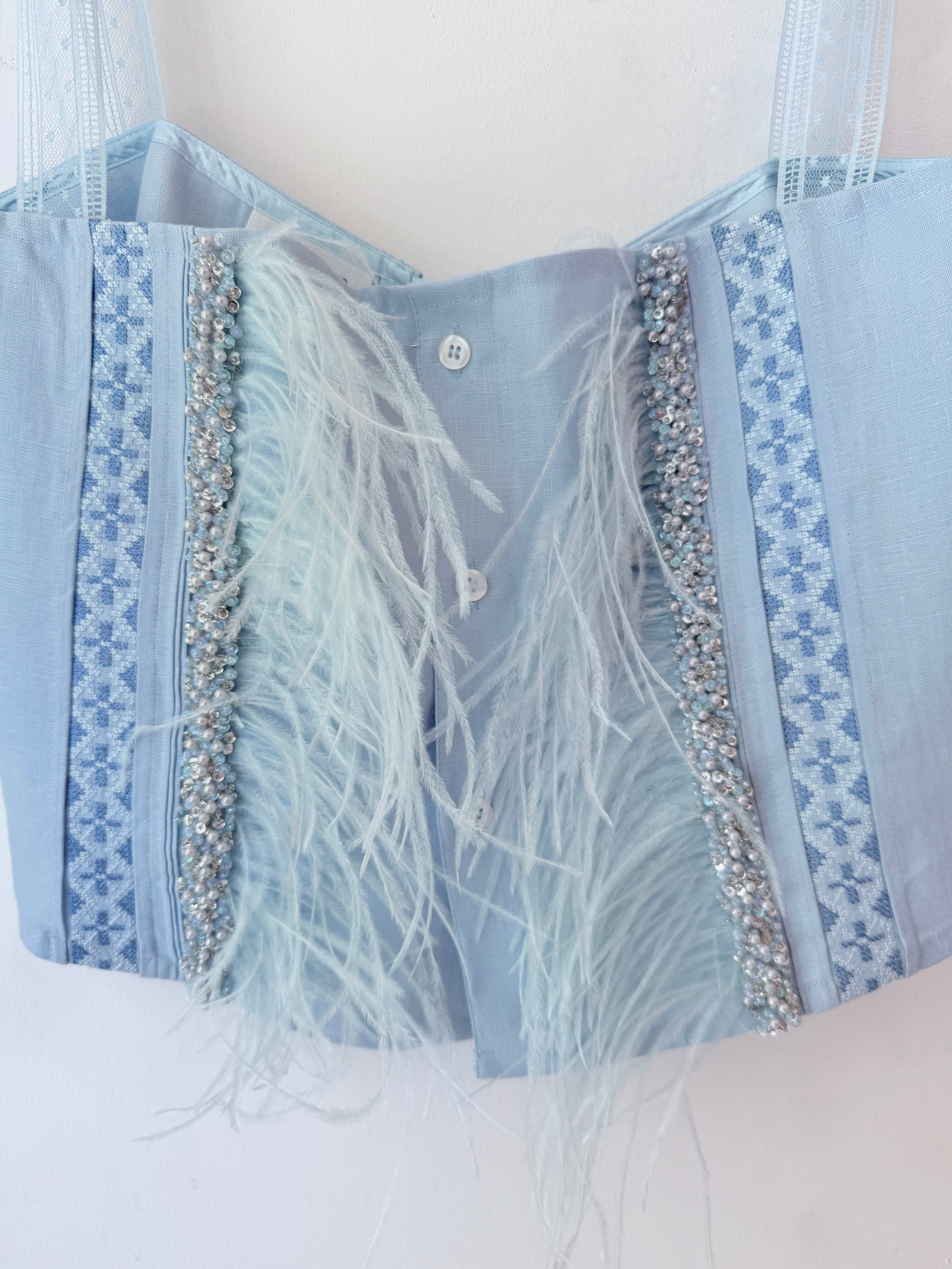 Azul Cielo Mini Top