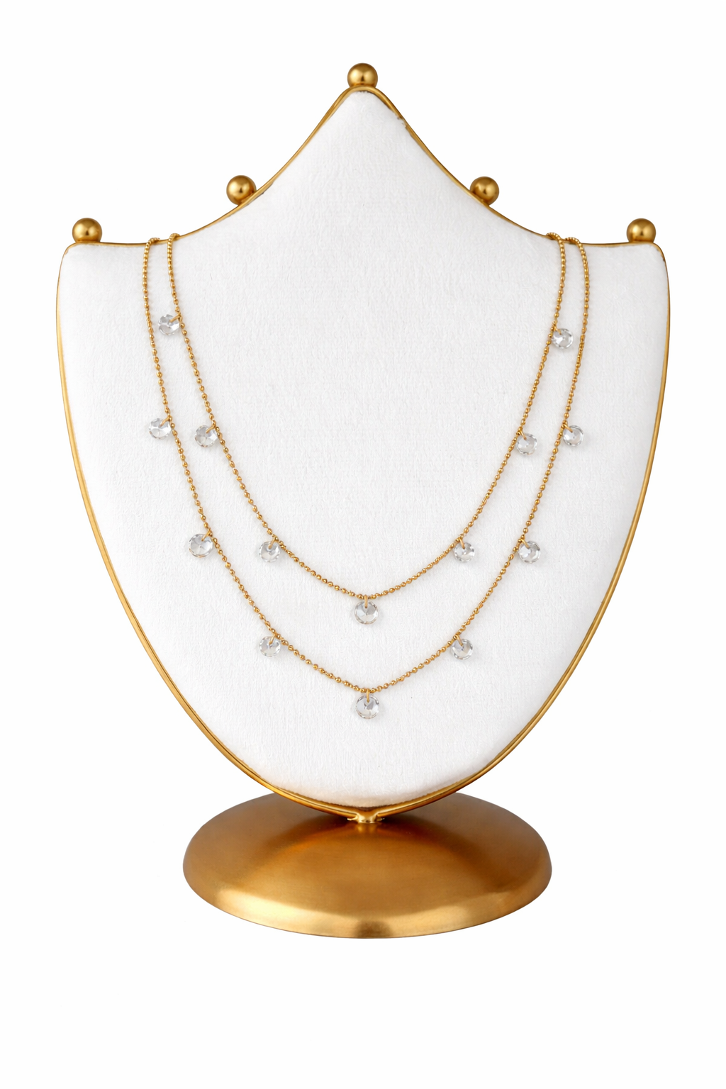 Crystal Layers Necklace