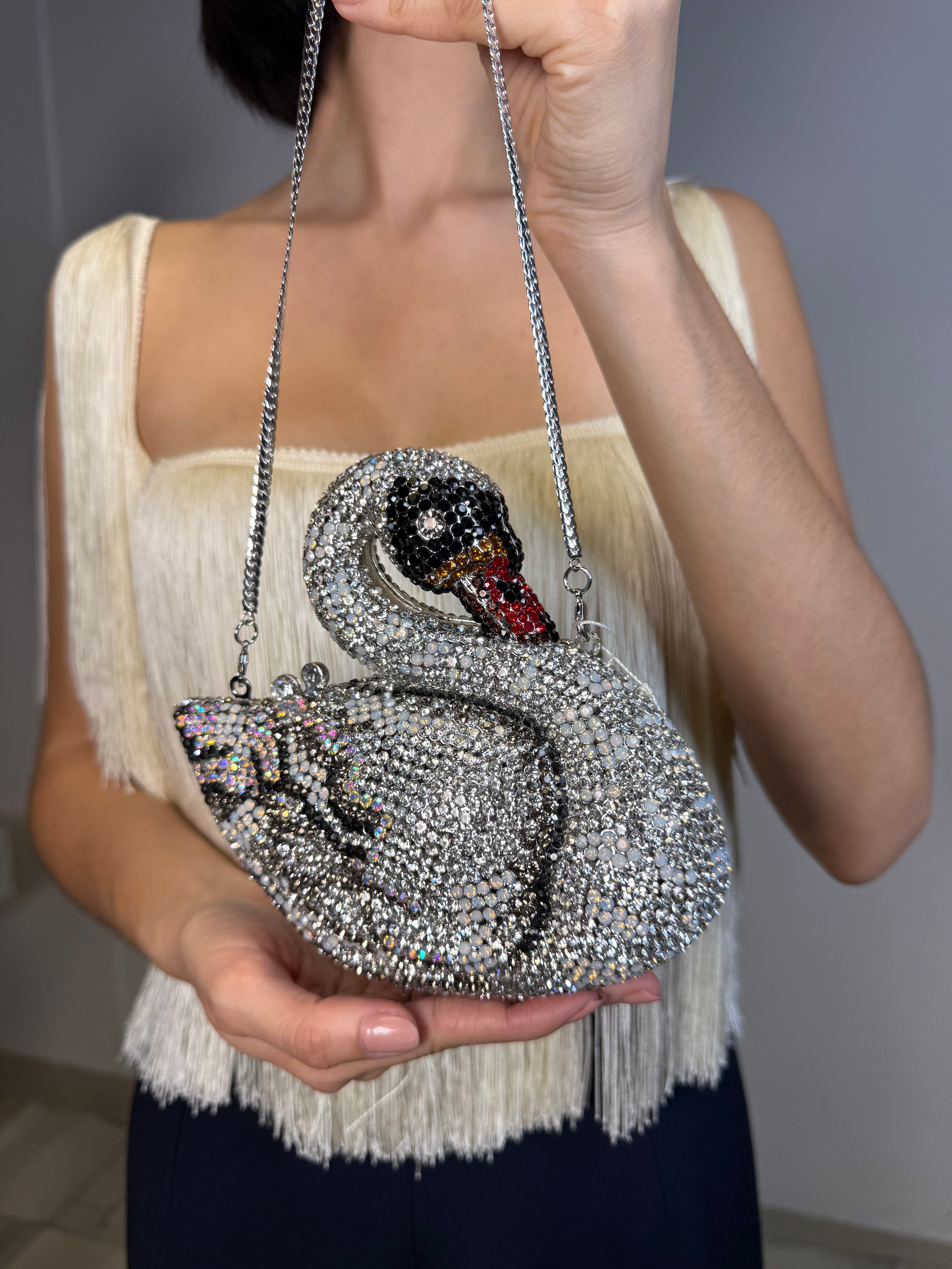 Swan Evening Clutch