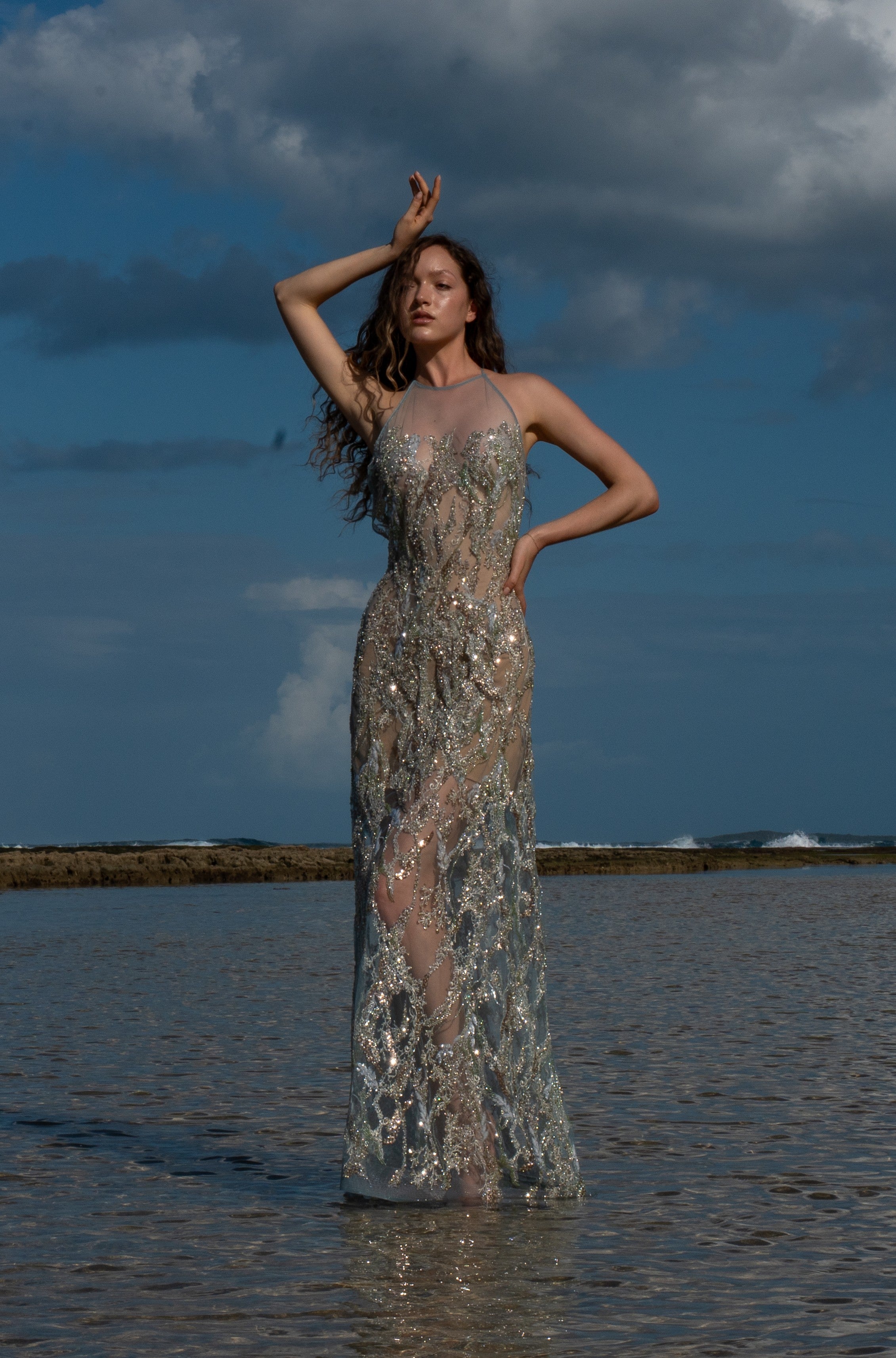 Seafoam Elegance Gown