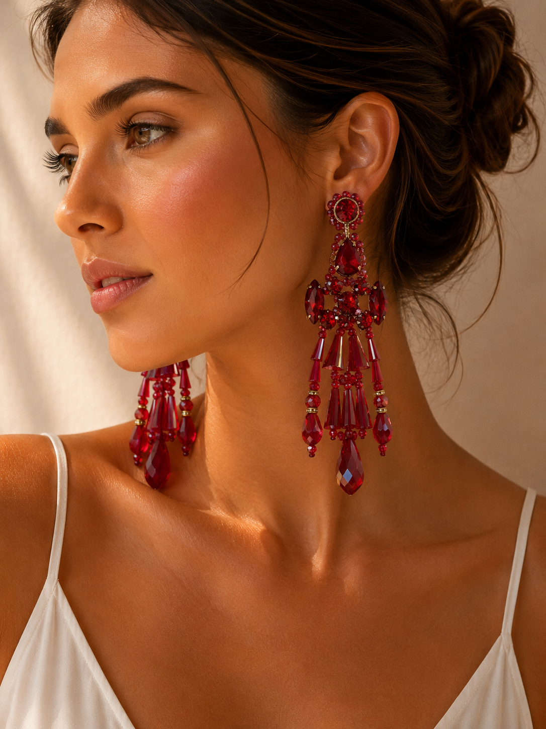 Ruby Royale Earrings