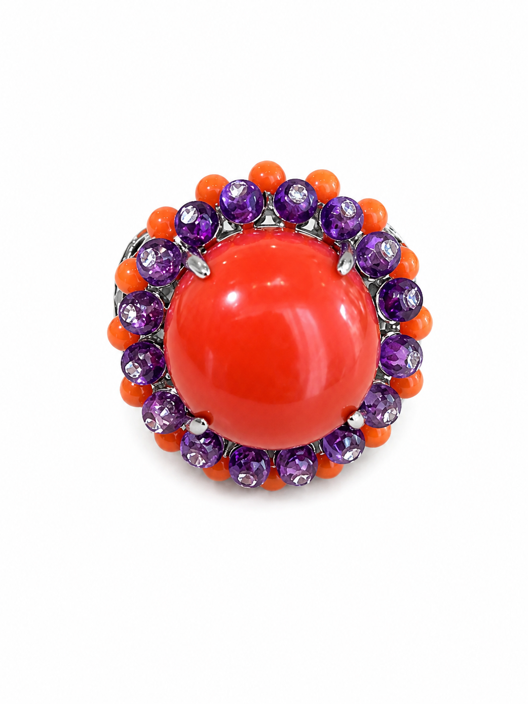 Coral Night Ring