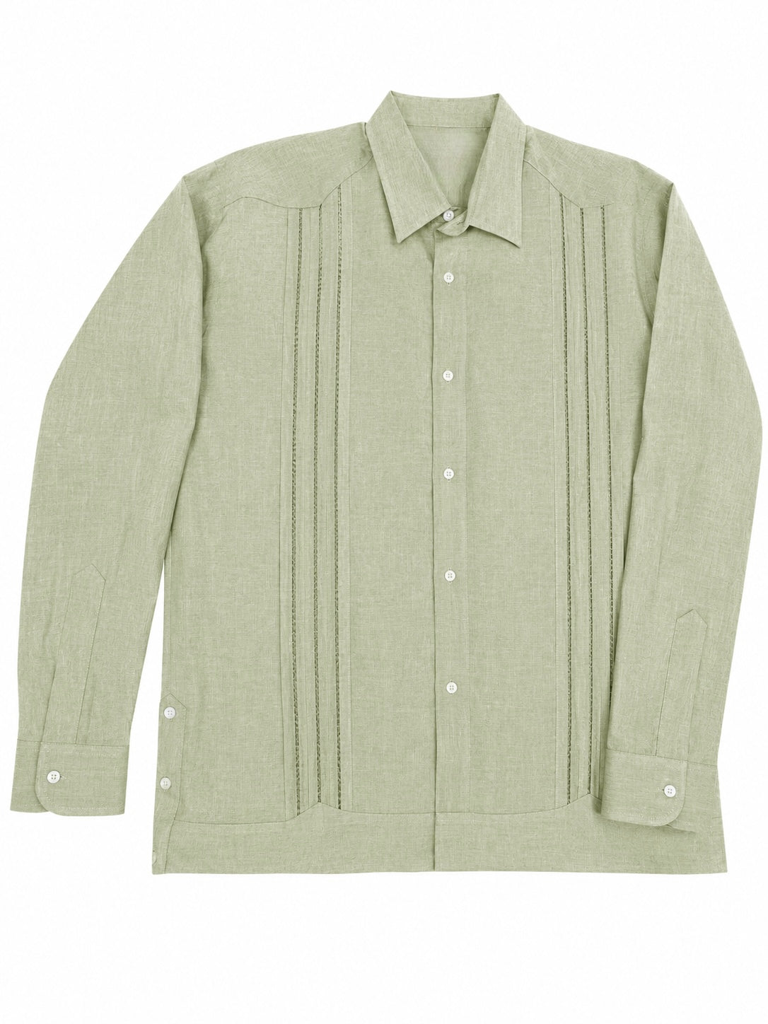 Pitorro de Coco Long Sleeve Guayabera