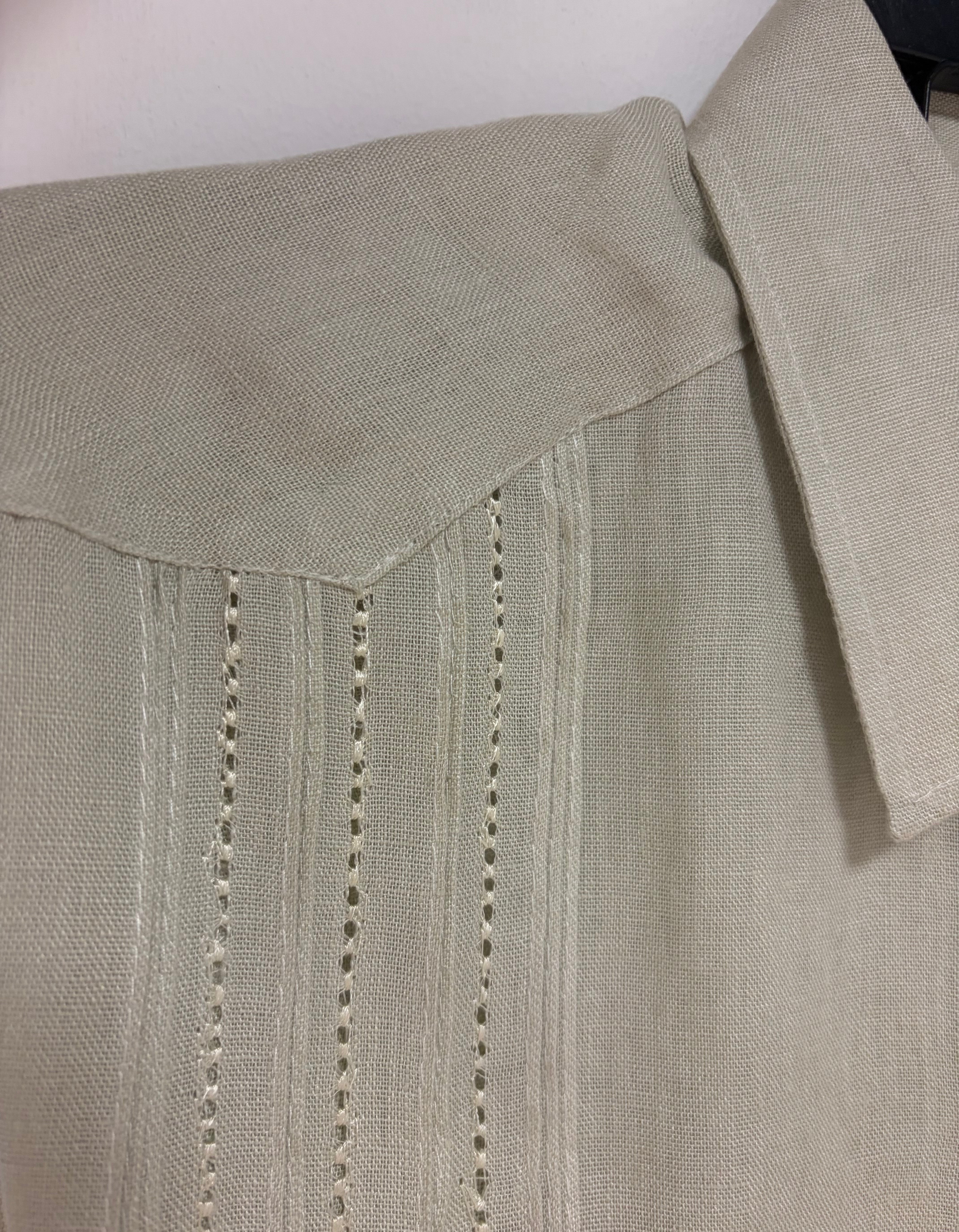 Pitorro de Coco Long Sleeve Guayabera