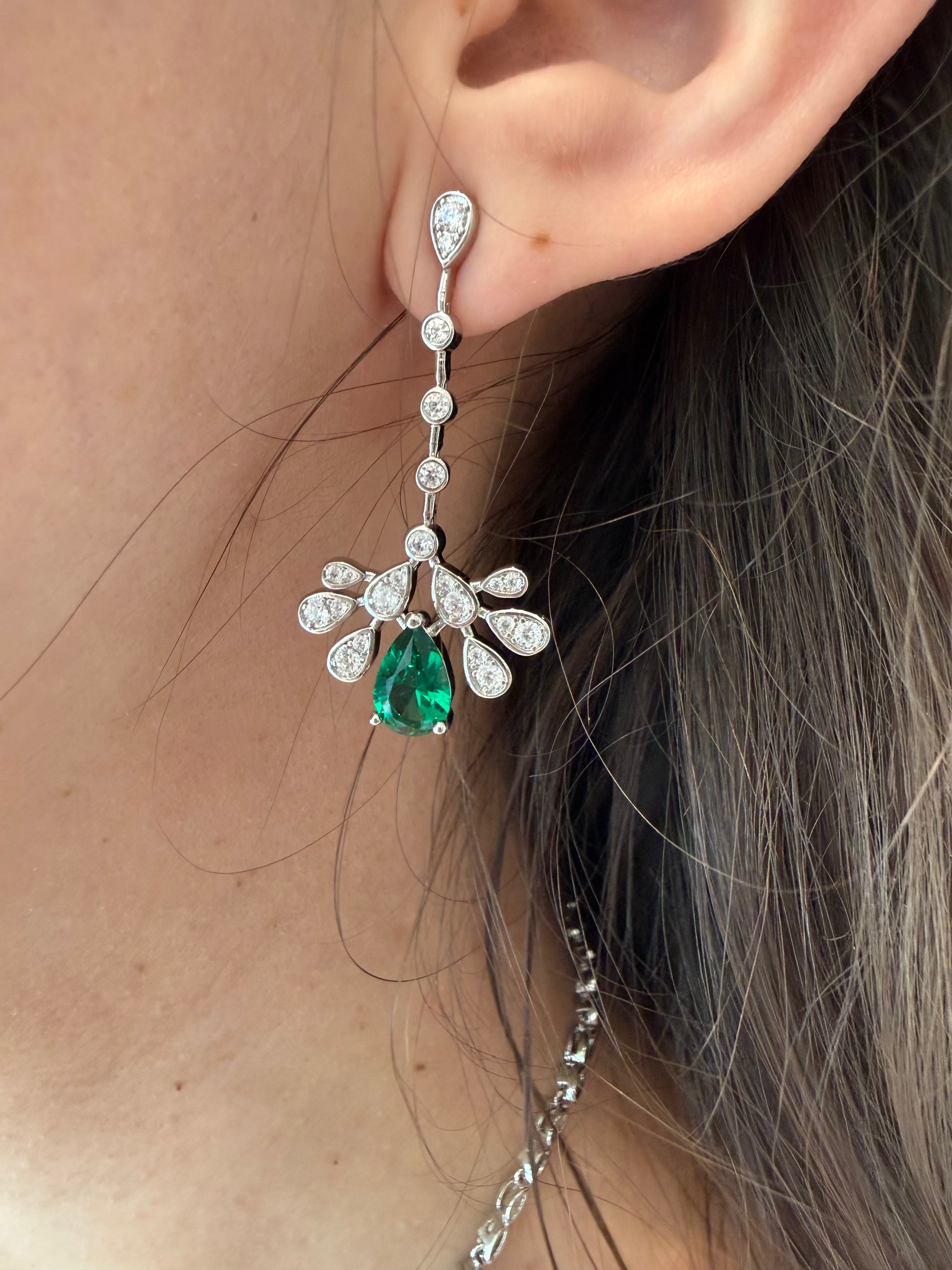 Emerald Glow Earrings