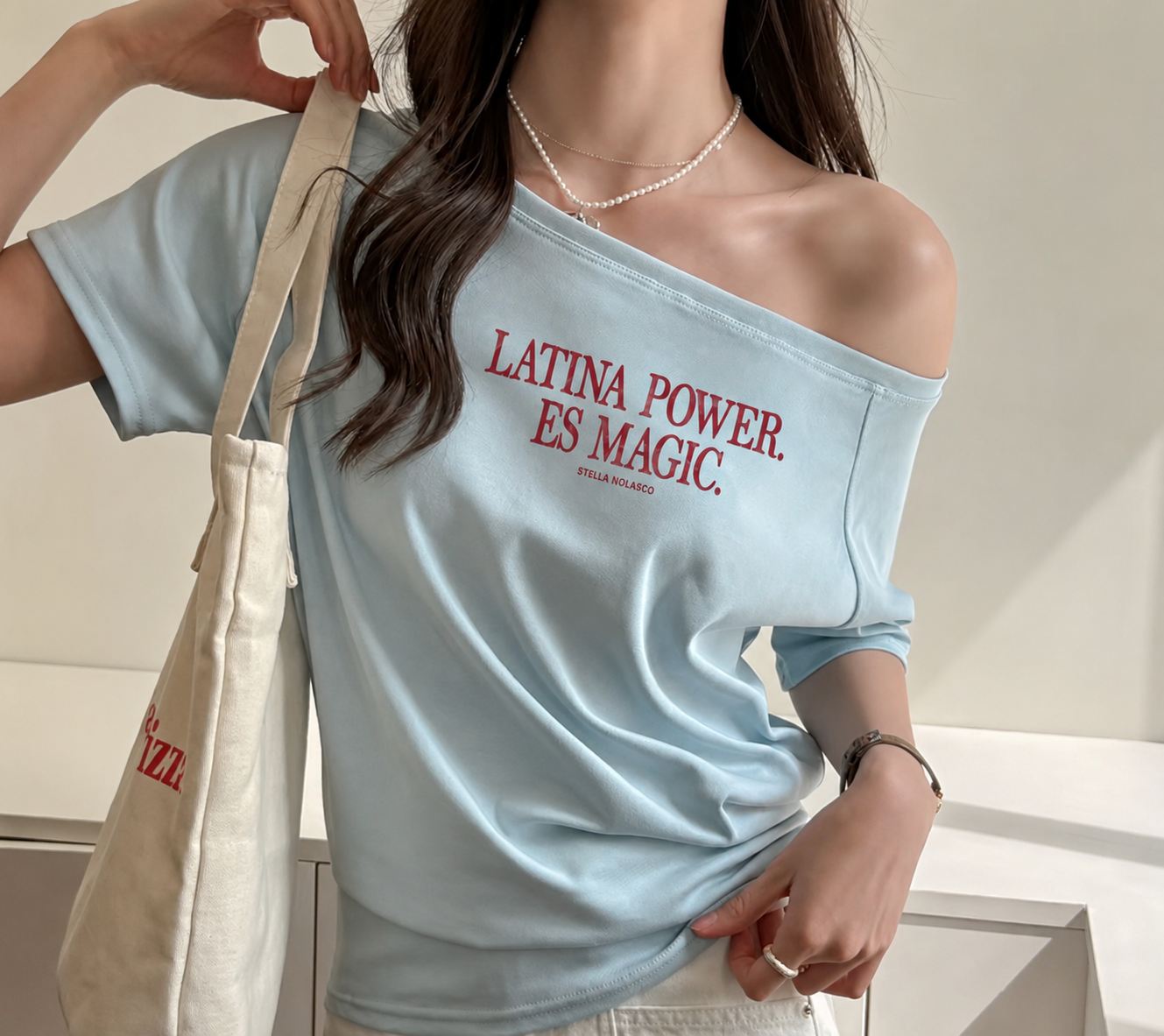 Latina Power Shirt-Blue