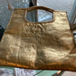 Sleek Gold Handbag