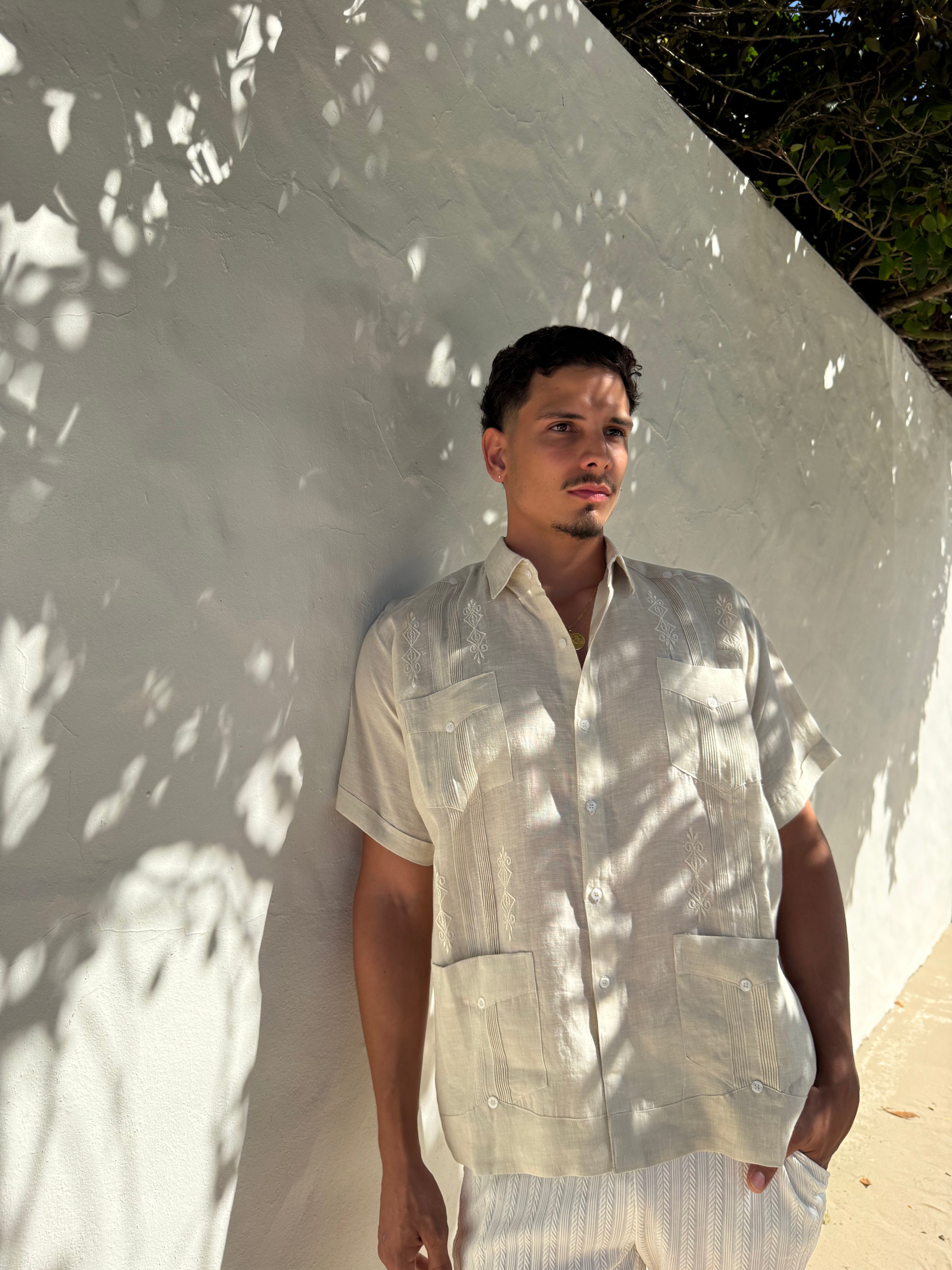 Bahamas Short Sleeve Guayabera