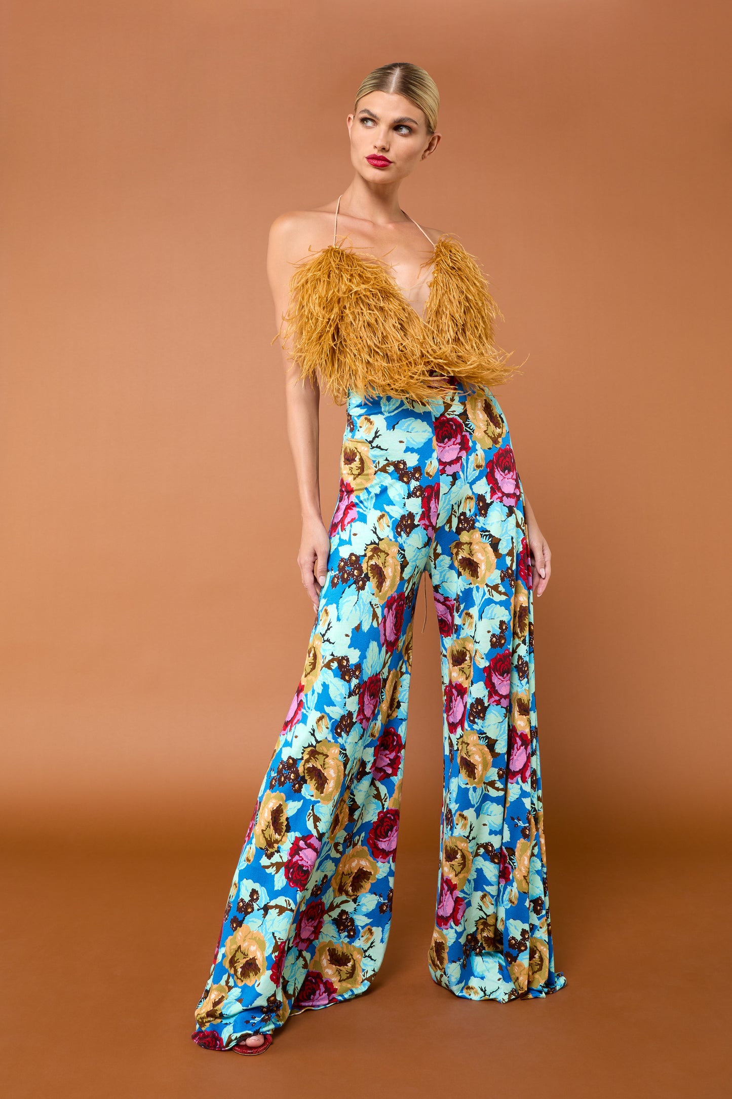 Plume Top in Marigold