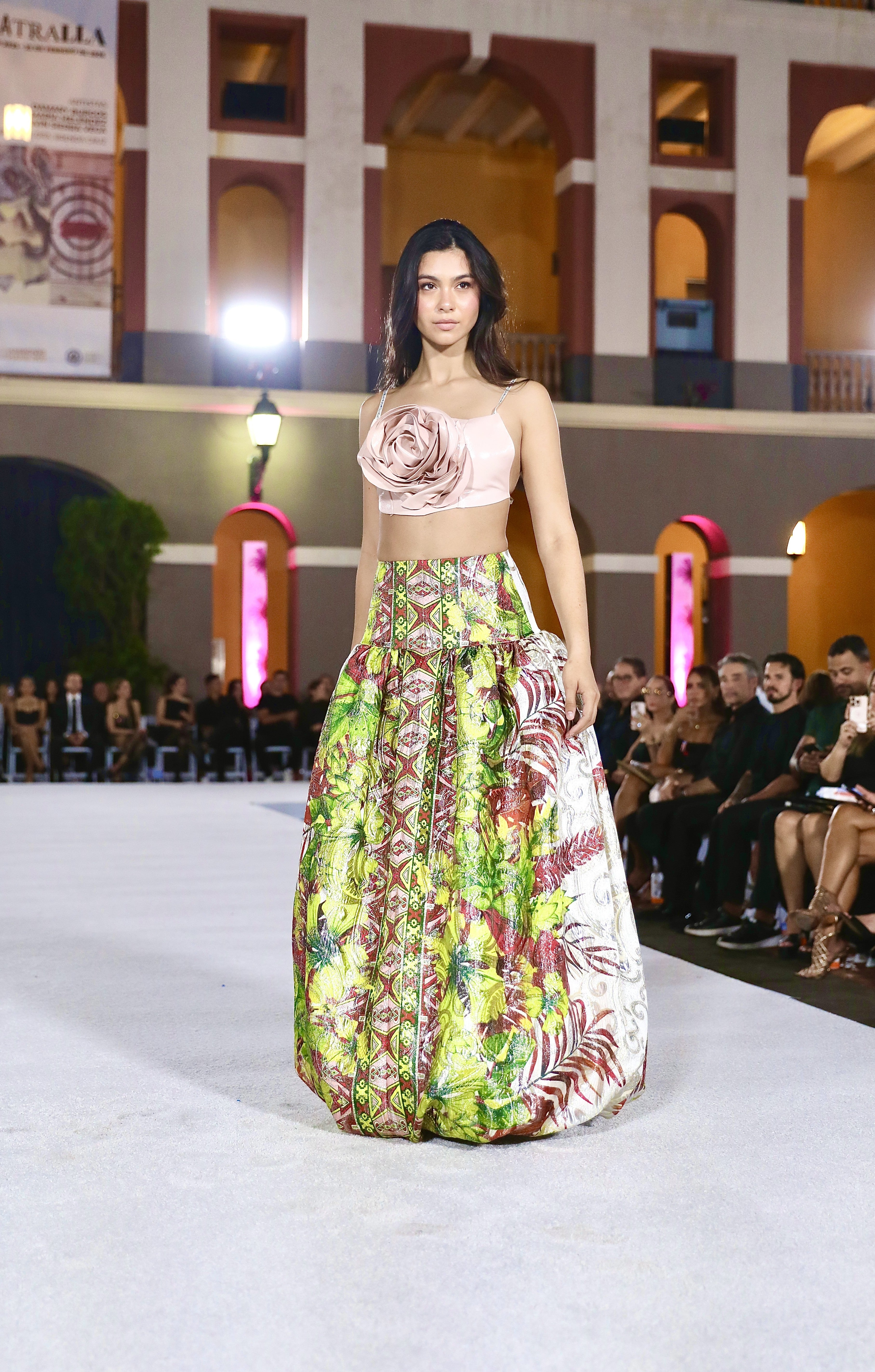 Jacquard Ballon Skirt