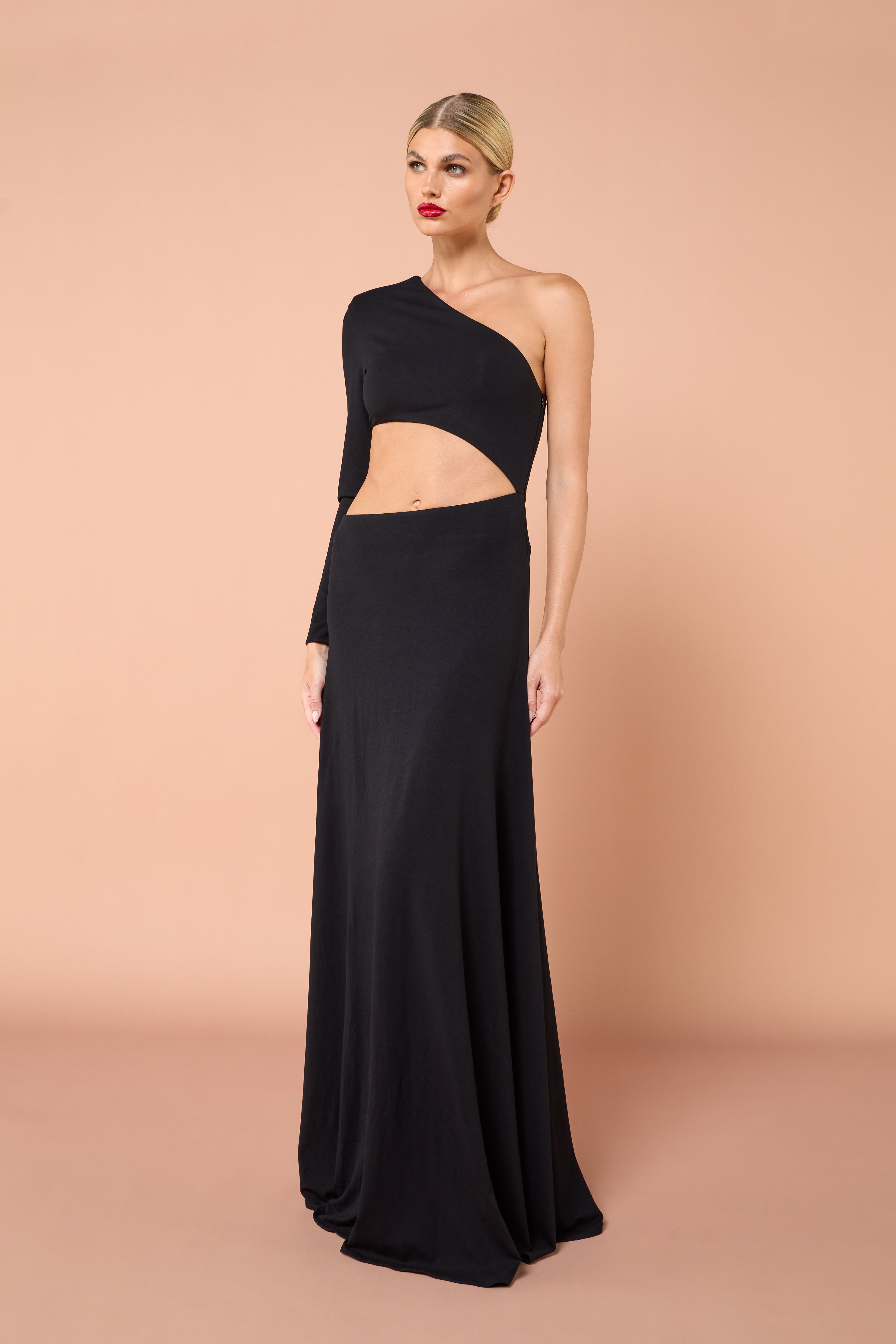 Asymetrico Dress- Black