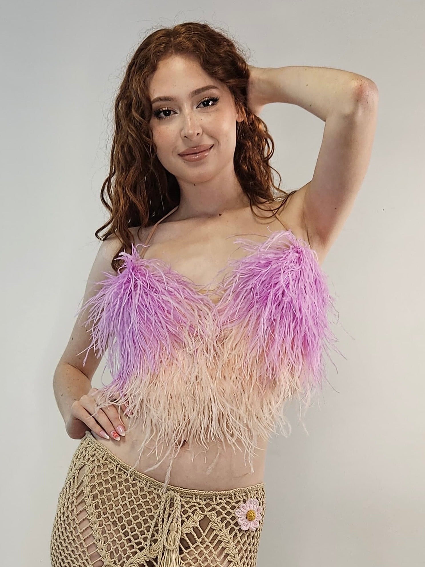 Picadilly Plume Top