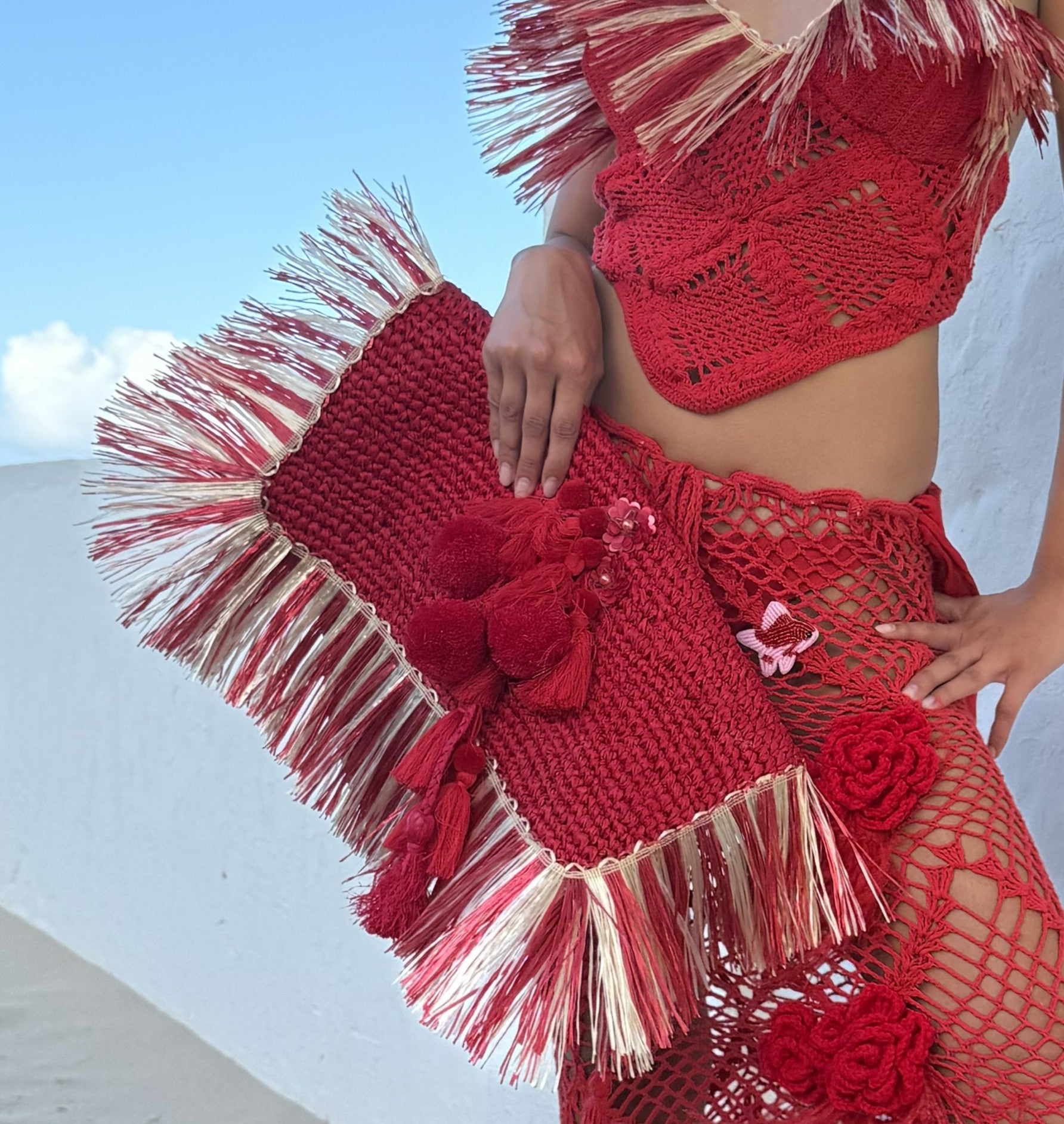 Old San Juan Raffia Bag