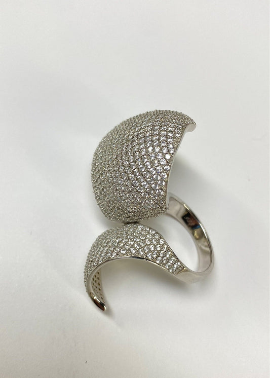 Knuckle Curves Ring - Silver