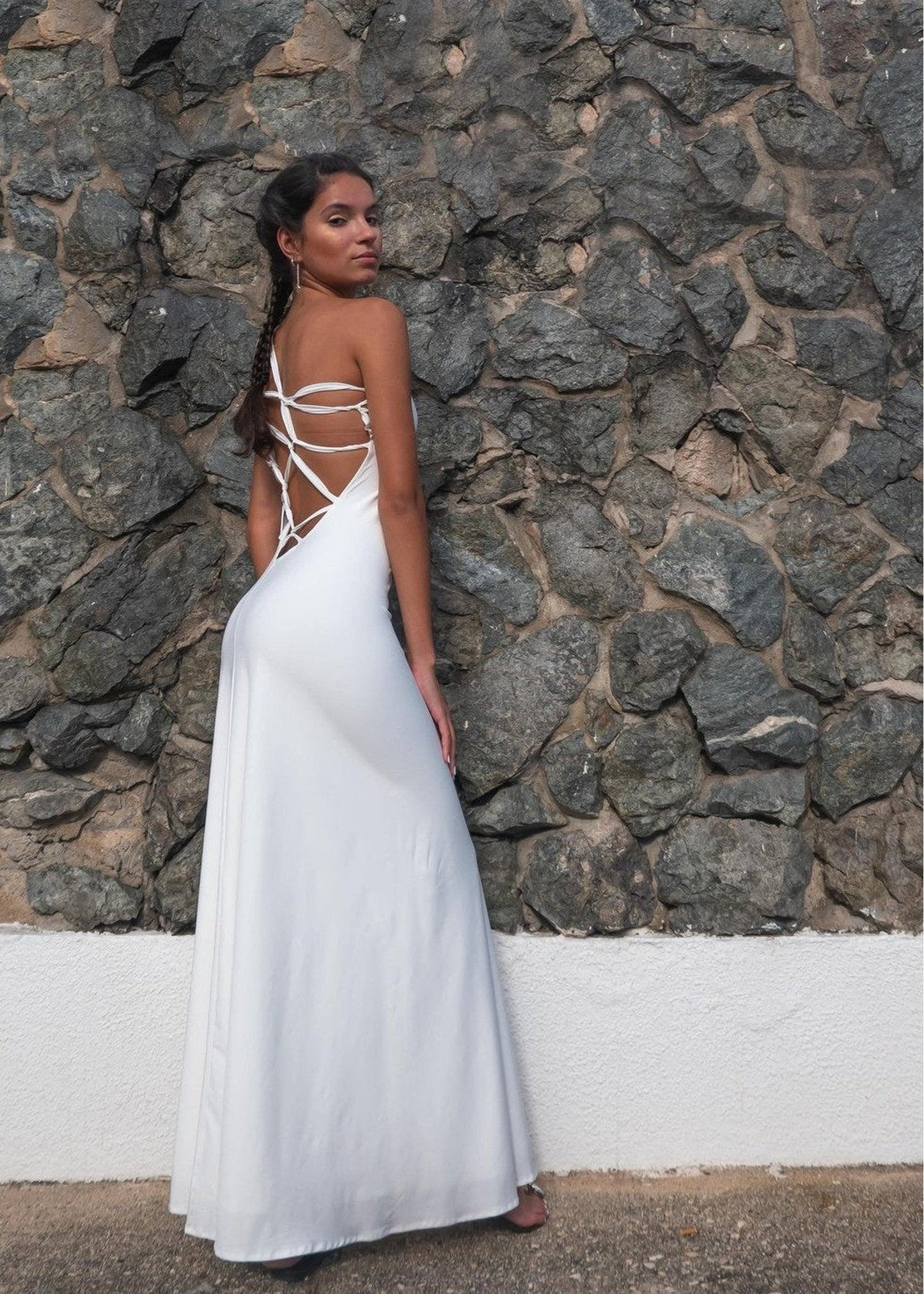 Criss Cross Maxi White - Stella Nolasco